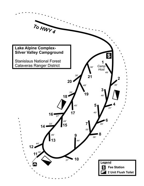 Lake Alpine Campground Map