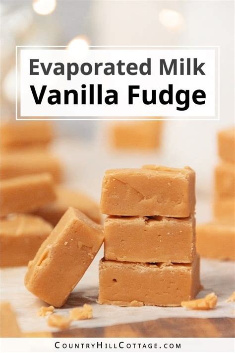 Evaporated Milk Fudge {No Marshmallows} | Recipe | Vanilla fudge ...