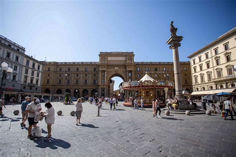 The Piazzas of Florence Italy