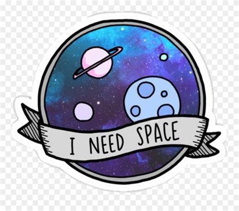 Space Galaxy Sticker Stickers Tumblr Spacetumblr Tumblr - Need Space Sticker Clipart (#3430605 ...