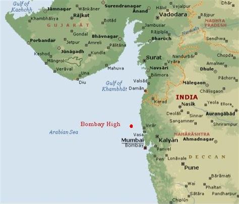 Mumbai High In India Map - Ashely Nicoline