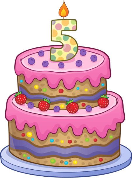 Royalty Free 5th Birthday Clip Art Clip Art, Vector Images & Illustrations - iStock