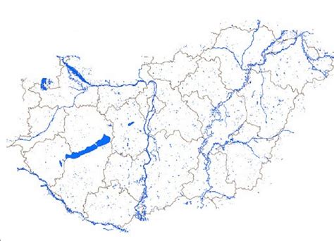 Hydrography of Hungary (rivers and lakes) | Download Scientific Diagram