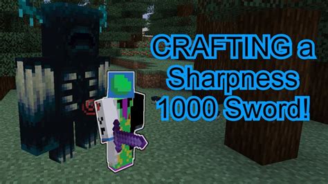 Craftable Sharpness 1000 Sword Minecraft Data Pack