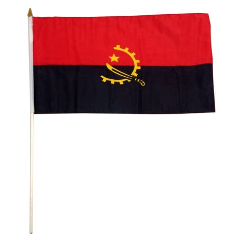 Angola 12" x 18" inch Mounted Country Angolan Flag in 2022 | Angola ...