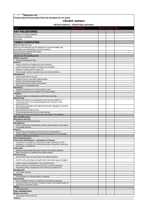 Conference Planning Worksheet ⋆ Calendar for Planning