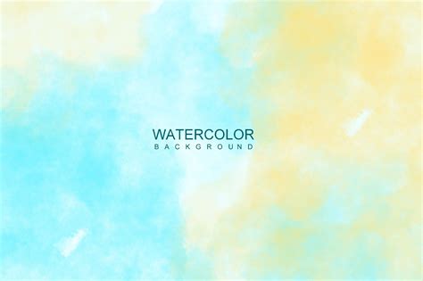 Yellow Blue Watercolor Background Graphic by WaveLabs · Creative Fabrica