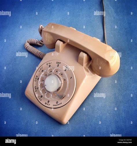 Vintage rotary dial phone Stock Photo - Alamy