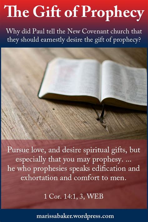 The Gift of Prophecy | The gift of prophecy, Prophecy quotes, Prophecy