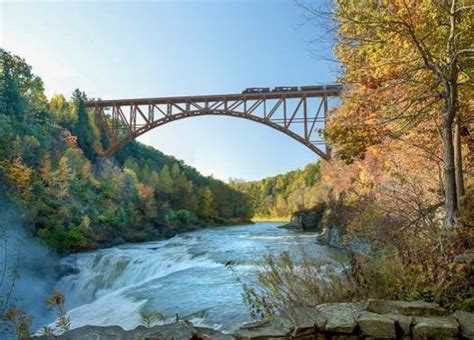 Arch erection begins for Portageville Bridge - Bridge Design ...