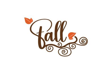 Fall Word Art SVG Cut file by Creative Fabrica Crafts · Creative Fabrica