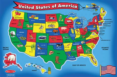 Puzzle Map Of The United States - Map