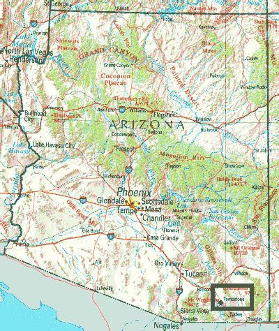 Tombstone Az Map