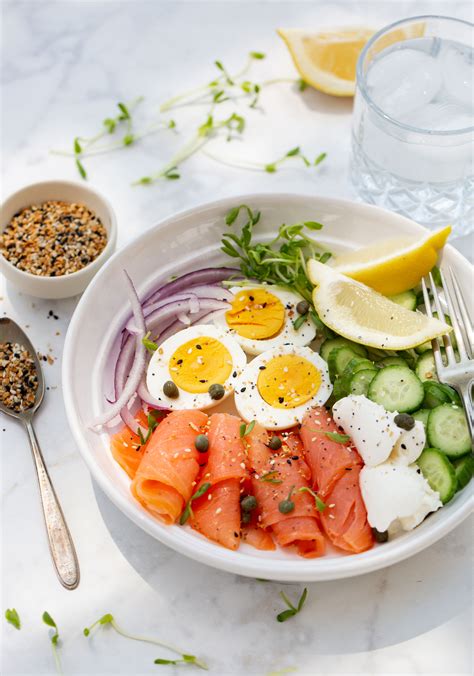 Smoked Salmon Protein Power Bowl • Brittany Stager