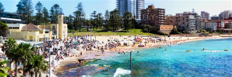 Cronulla Summer Beach Daytime Landscape Photos Panoramic Sydney