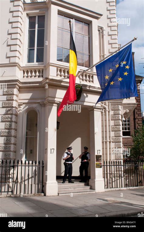 Police officers belgium embassy london hi-res stock photography and images - Alamy