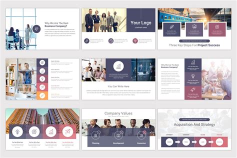 Company Profile PowerPoint Presentation Template | Nulivo Market