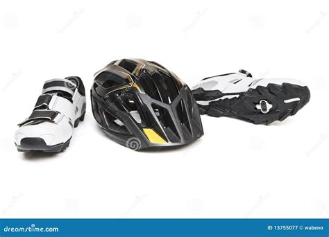 Bicycle accessories stock image. Image of bicycle, isolated - 13755077