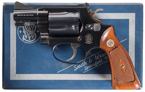 Smith & Wesson Model 36 Double Action Target Revolver with Box | Rock Island Auction