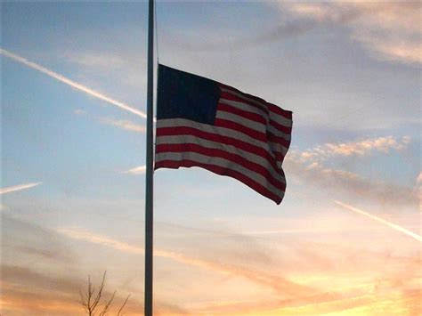 Flags at half staff - Parker Live