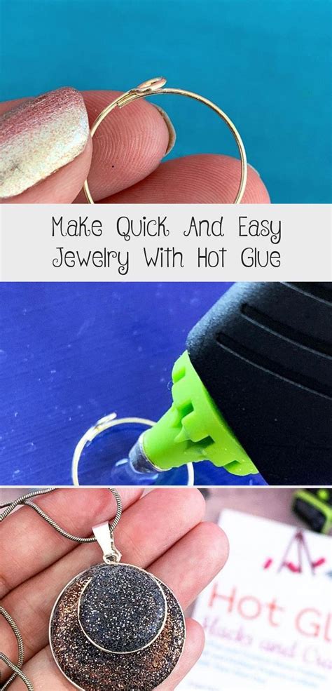 Make Quick And Easy Jewelry With Hot Glue - Jewelrys in 2020 | Easy diy jewelry, Easy jewelry ...