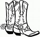 Cowboy Boots Coloring Page  Home sketch template