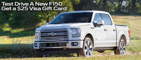 Ford F150 Test Drive Offer