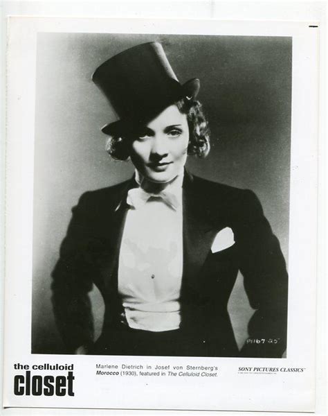 Celluloid Closet-8x10-Still-Marlene Dietrich-Morocco-Documentary-VF: Fine Softcover/Paperback ...