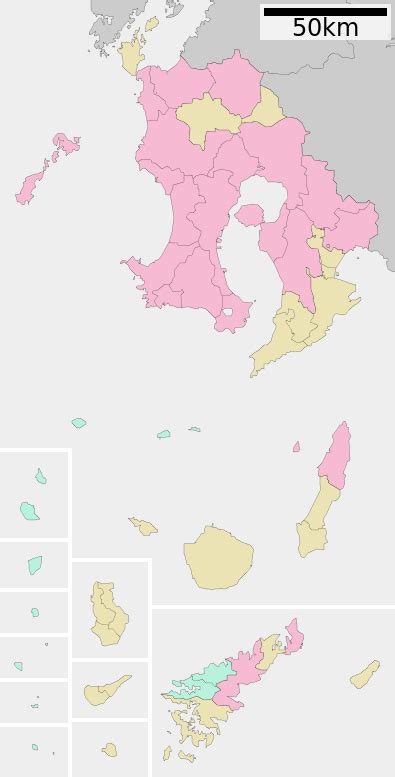 File:Map of Kagoshima Prefecture Ja.svg - Wikimedia Commons