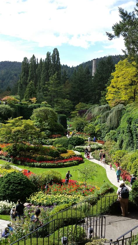 Sunken Garden in Butchart Gardens, Victoria, BC, Canada | Butchart ...