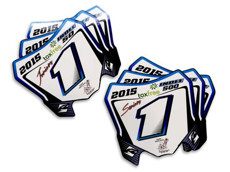 Custom Made MX Trophy Plates - Action Sports Decals