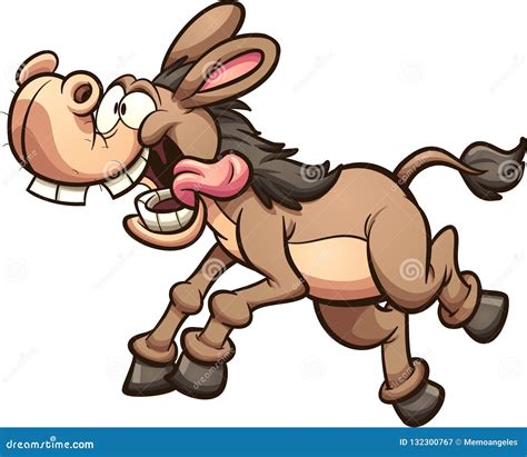 Crazy Donkey Cartoon Stock Illustrations – 101 Crazy Donkey Cartoon ...