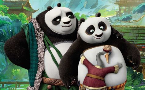 Kung Fu Panda 3, Po family, HD Wallpaper | Rare Gallery