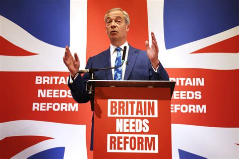 Nigel Farage to run in U.K. election in blow to PM Sunak