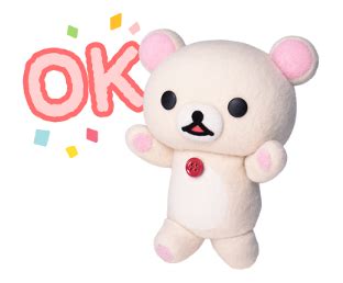 Rilakkuma and Kaoru | Line Sticker | Line sticker, Rilakkuma, Hello kitty