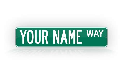 Personalized Custom Green Street Sign – SignsAndTagsOnline