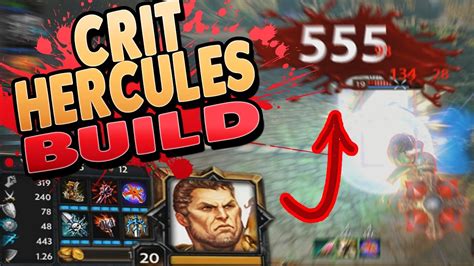 Smite: Hercules Crit Build - The Ra THAT DESTROYED THEIR WHOLE TEAM ...