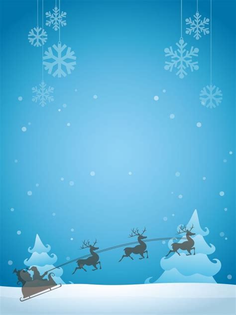 Blue Christmas Theme Background Wallpaper Image For Free Download - Pngtree | Blue christmas ...