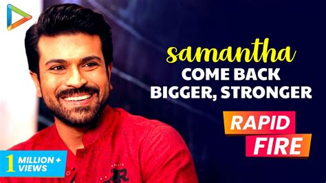 Ram Charan's Rapid Fire: "S.S.Rajamouli has got soft corner for Alia Bhatt, not us"| RRR | Jr ...