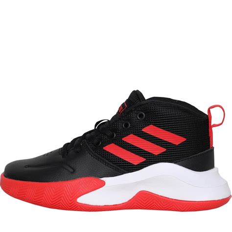 Buy adidas Junior Own The Game Wide Basketball Shoes Core Black/Active Red/Footwear White