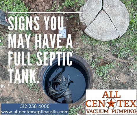 What Are The Signs Of A Full Septic Tank? - Septic Tank Servicing