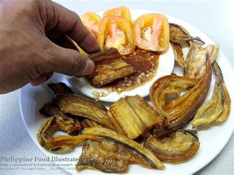 Philippine Food Illustrated: igat (dried and fried)