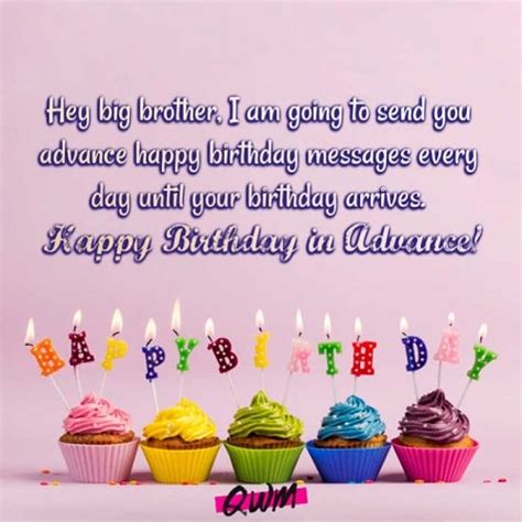 Advance Happy Birthday Wishes, Early B'day Messages & Quotes