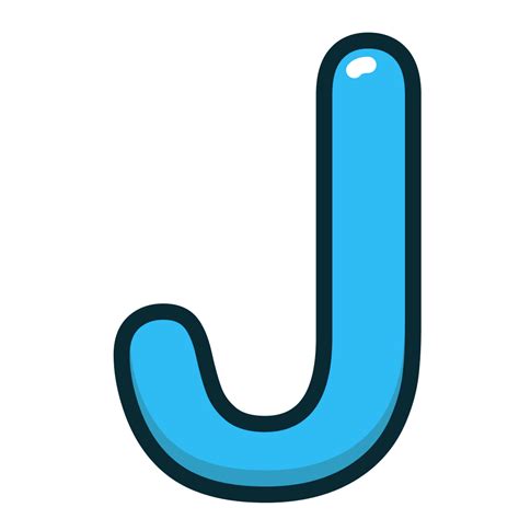 Blue, j, letter, alphabet, letters icon - Free download