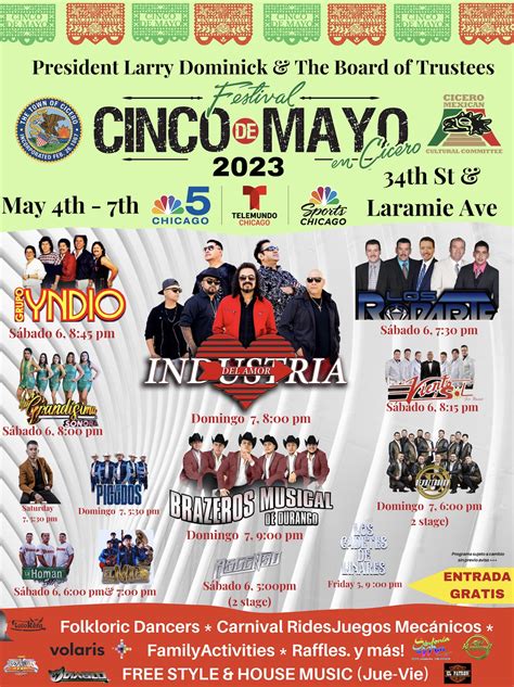 The Town of Cicero’s Cinco de Mayo celebrations begin May 4, 2023 – Town of Cicero, IL