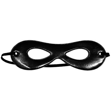 SeasonsTrading Adult Shiny Black Superhero Mask - Costume Party Eye ...