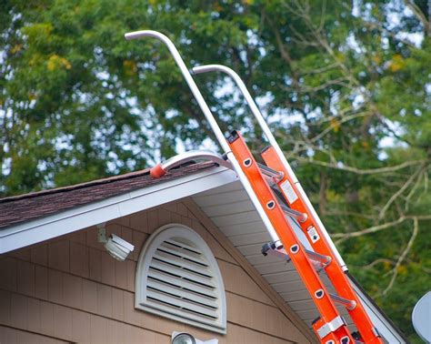 Ladder Roof Stabilizer and Hand Rail System | Ladder Safety Rails™