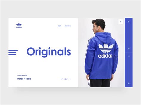 Adidas Originals by Jonathan Vuijk Graphisches Design, Modern Web Design, App Ui Design, Page ...