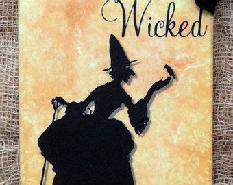 Items similar to Wicked Witch Silhouette Card Stock cut out on Etsy