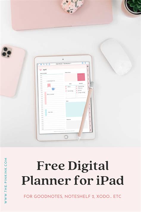 Best Free Digital Planner Download for iPad — The Pink Ink